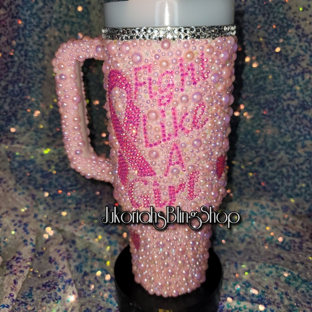Bling Stanley Cup 40oz Authentic - Picture 6 of 9